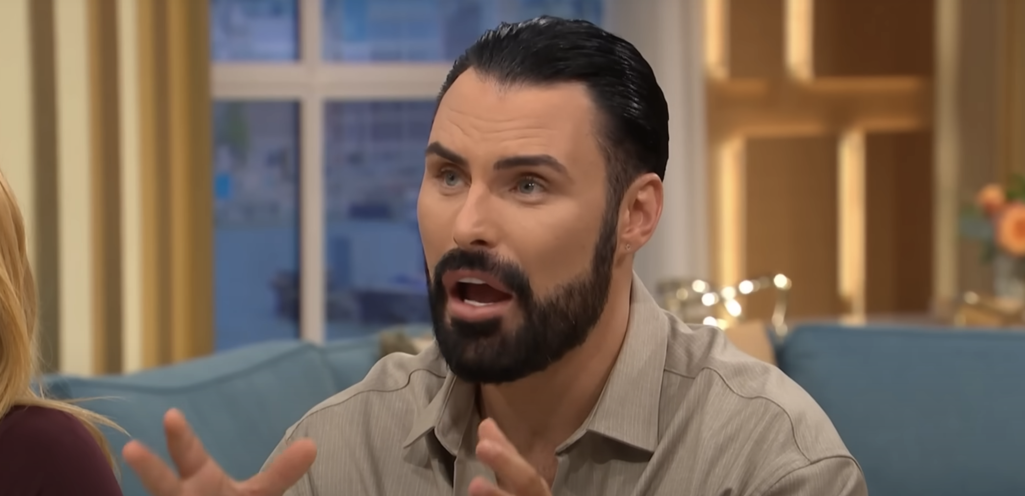 Rylan Clark talking on This Morning.
