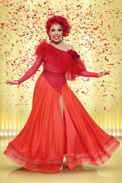 La Voix in a Strictly promo shot