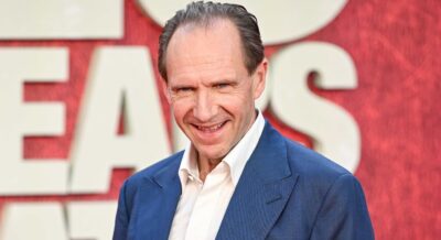 Ralph Fiennes smiling