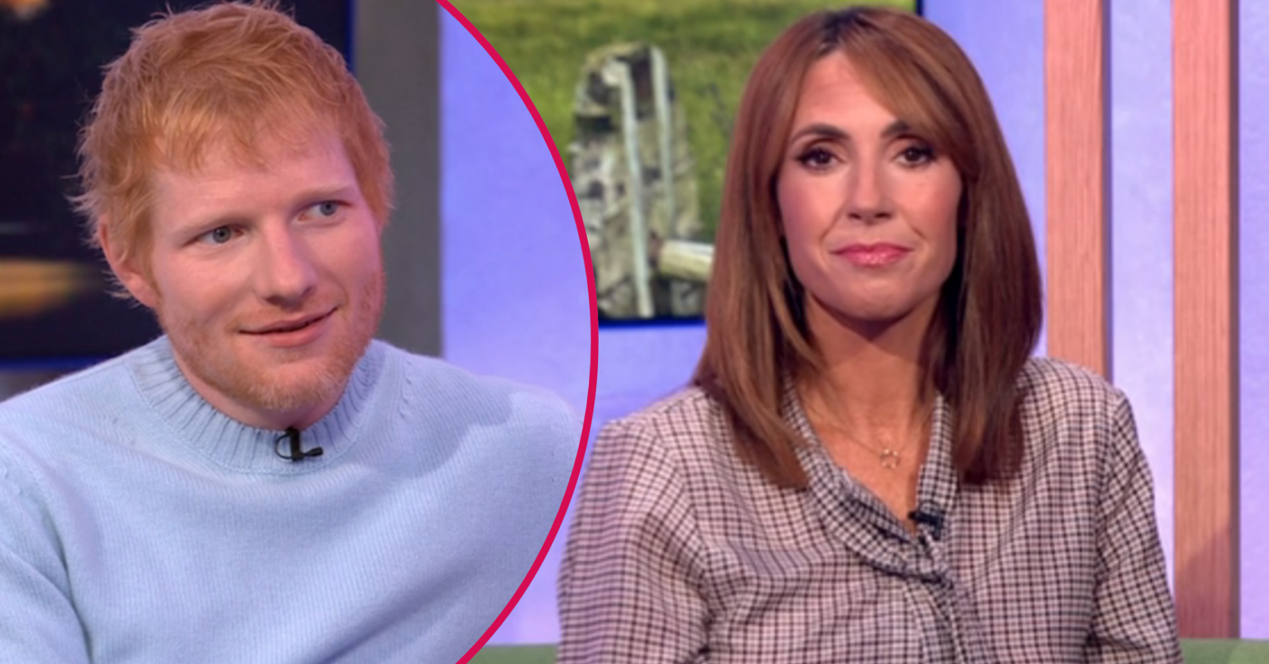 Ed Sheeran and Alex Jones on The One Show