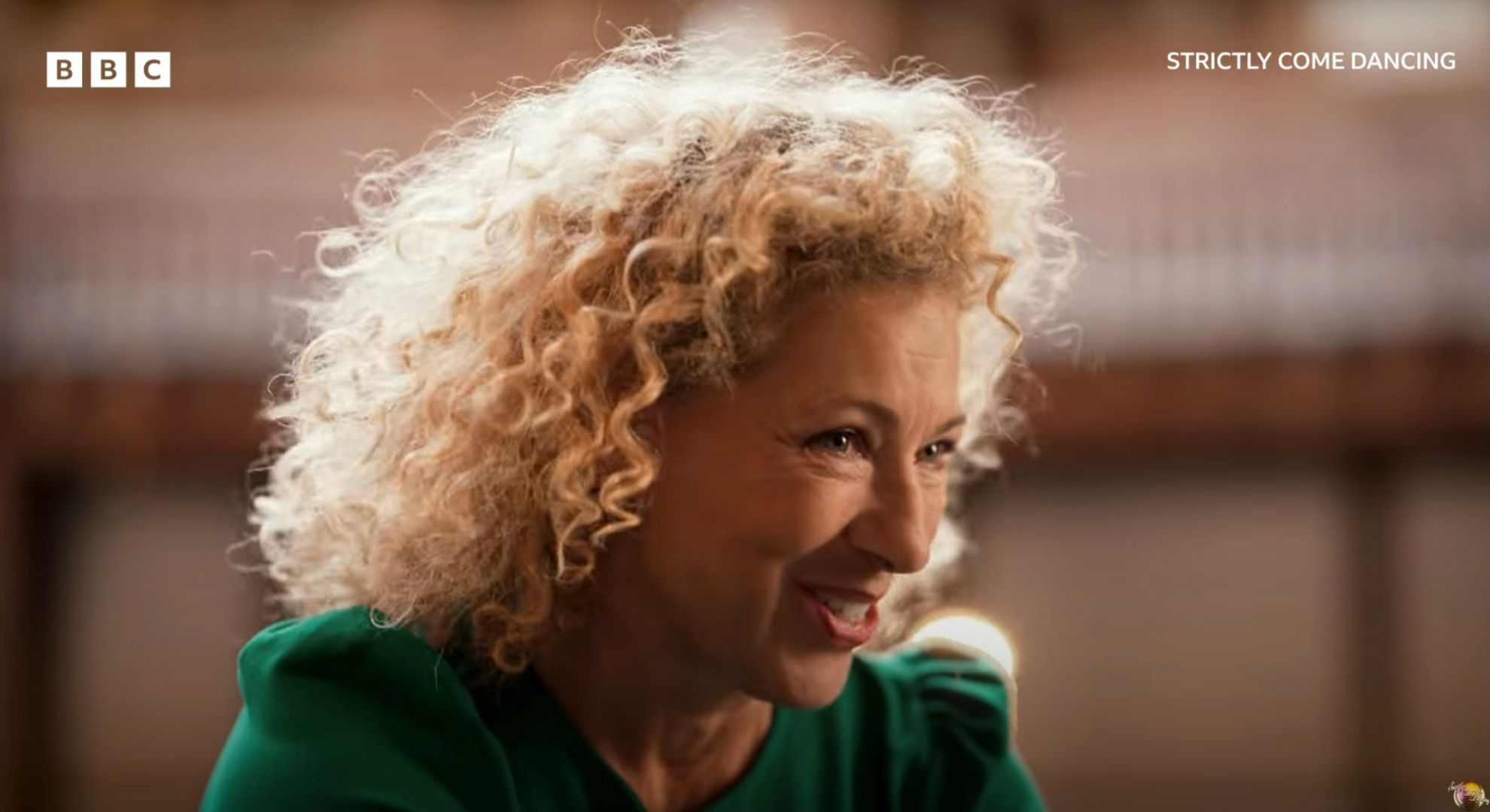 Alex Kingston in a Strictly interview