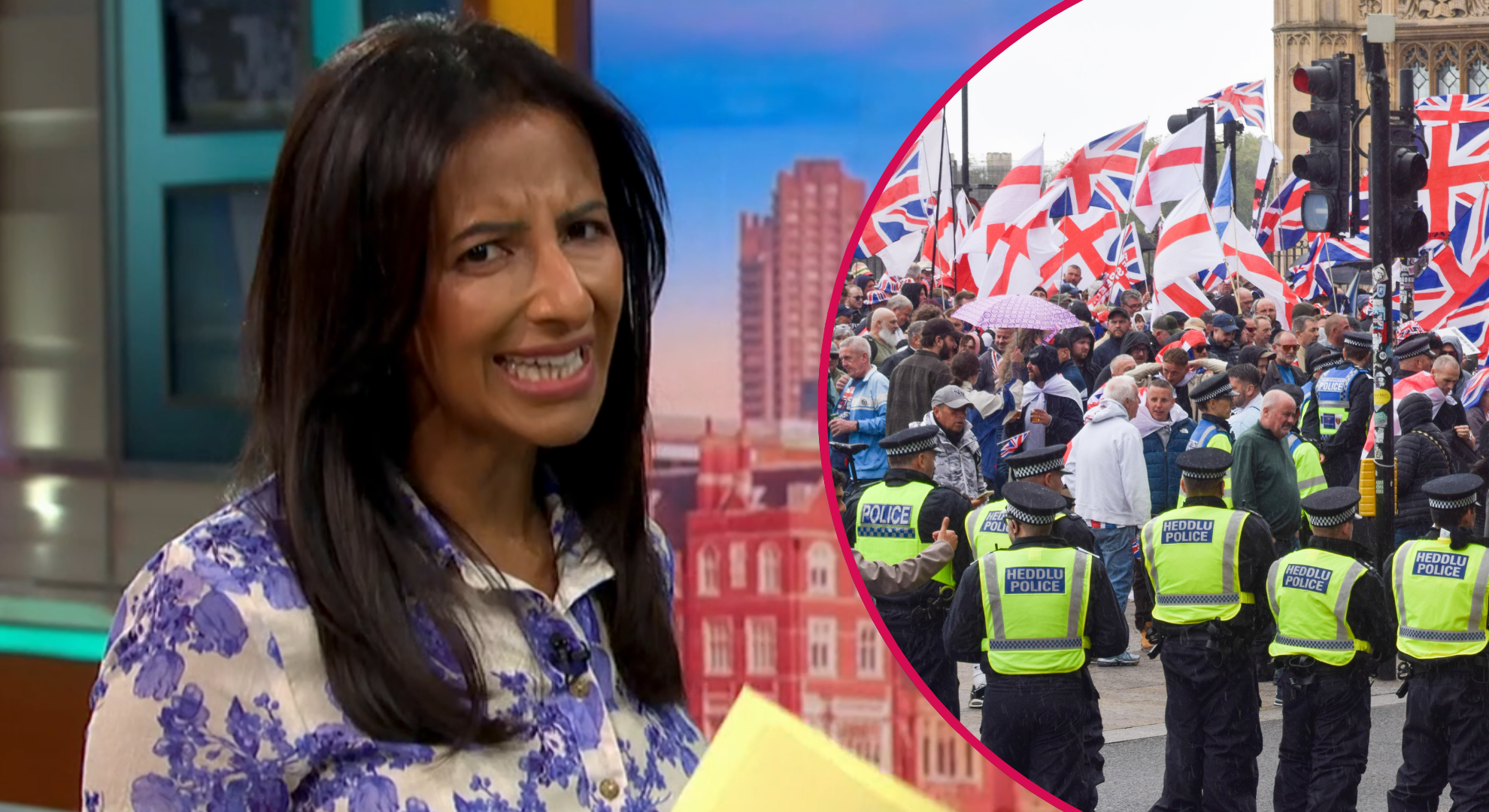 Ranvir Singh supported as she’s told to quit Good Morning Britain over far-right rally comments