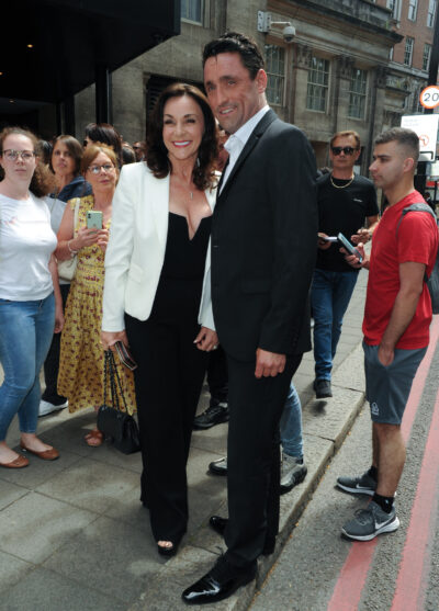 Shirley and her ex Danny smiling