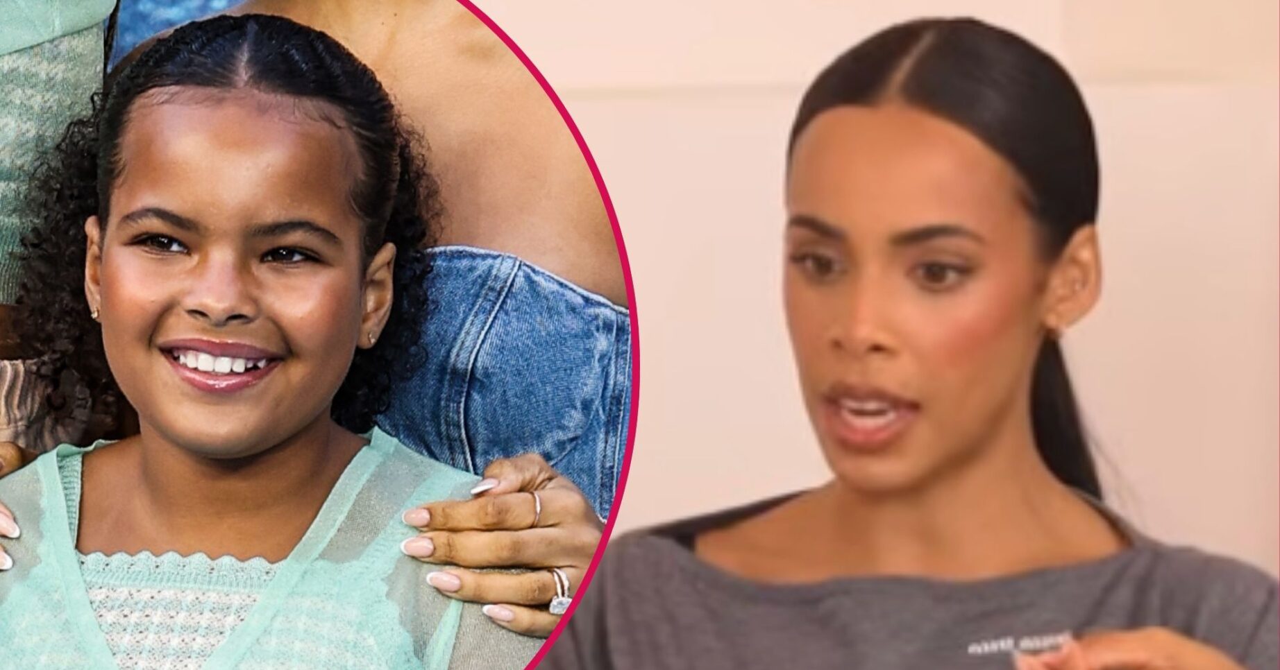 ED comp: Rochelle Humes / Rochelle's daughter Alaia