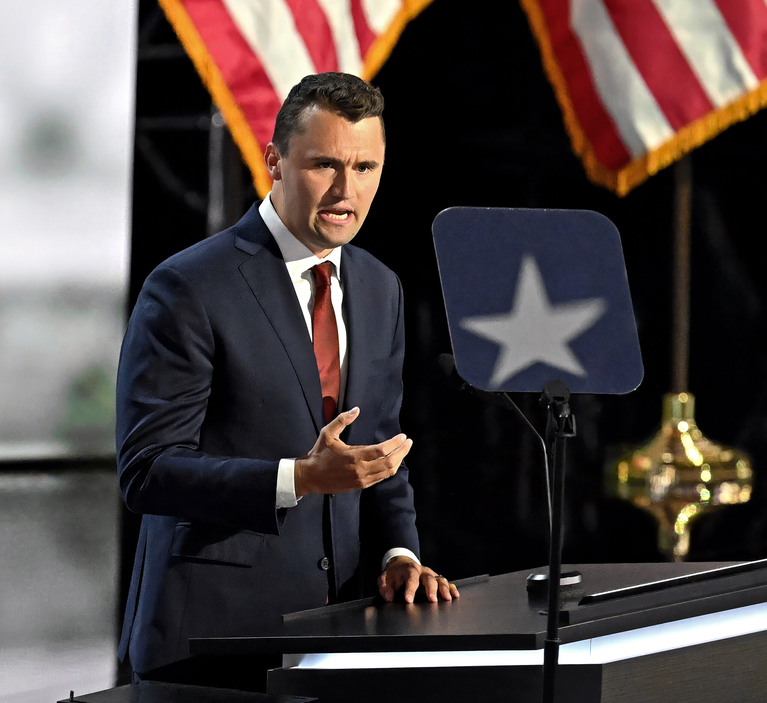 Charlie Kirk speaking in America