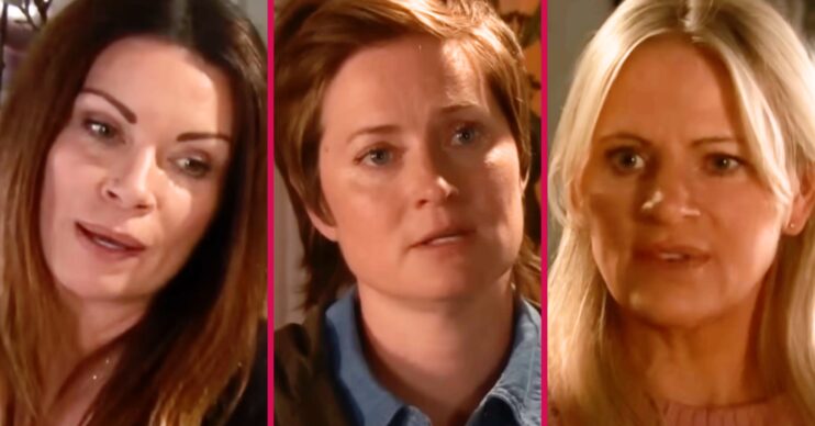 Coronation Street's Carla, Becky, Lisa