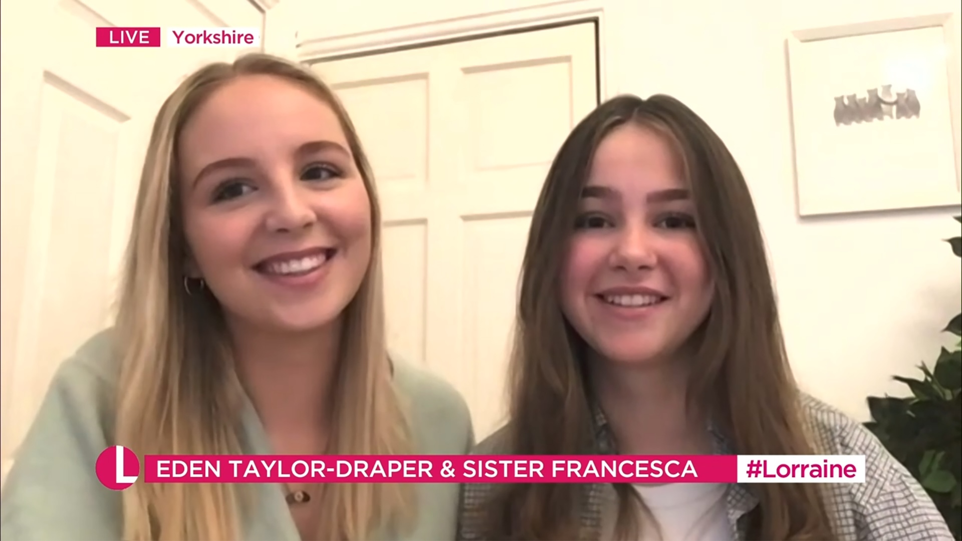 Eden Taylor-Draper and her sister have appeared on Lorraine to discuss the health journey (Credit: ITV/Shutterstock)