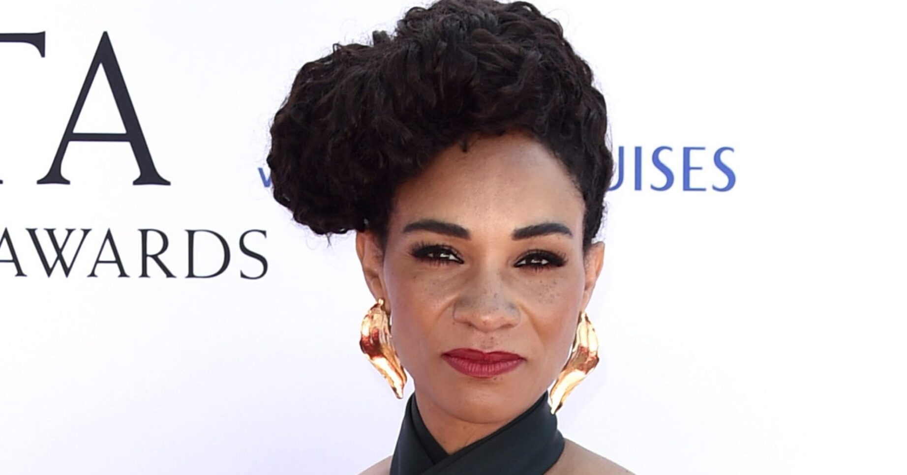 Michelle Ackerley on the red carpet