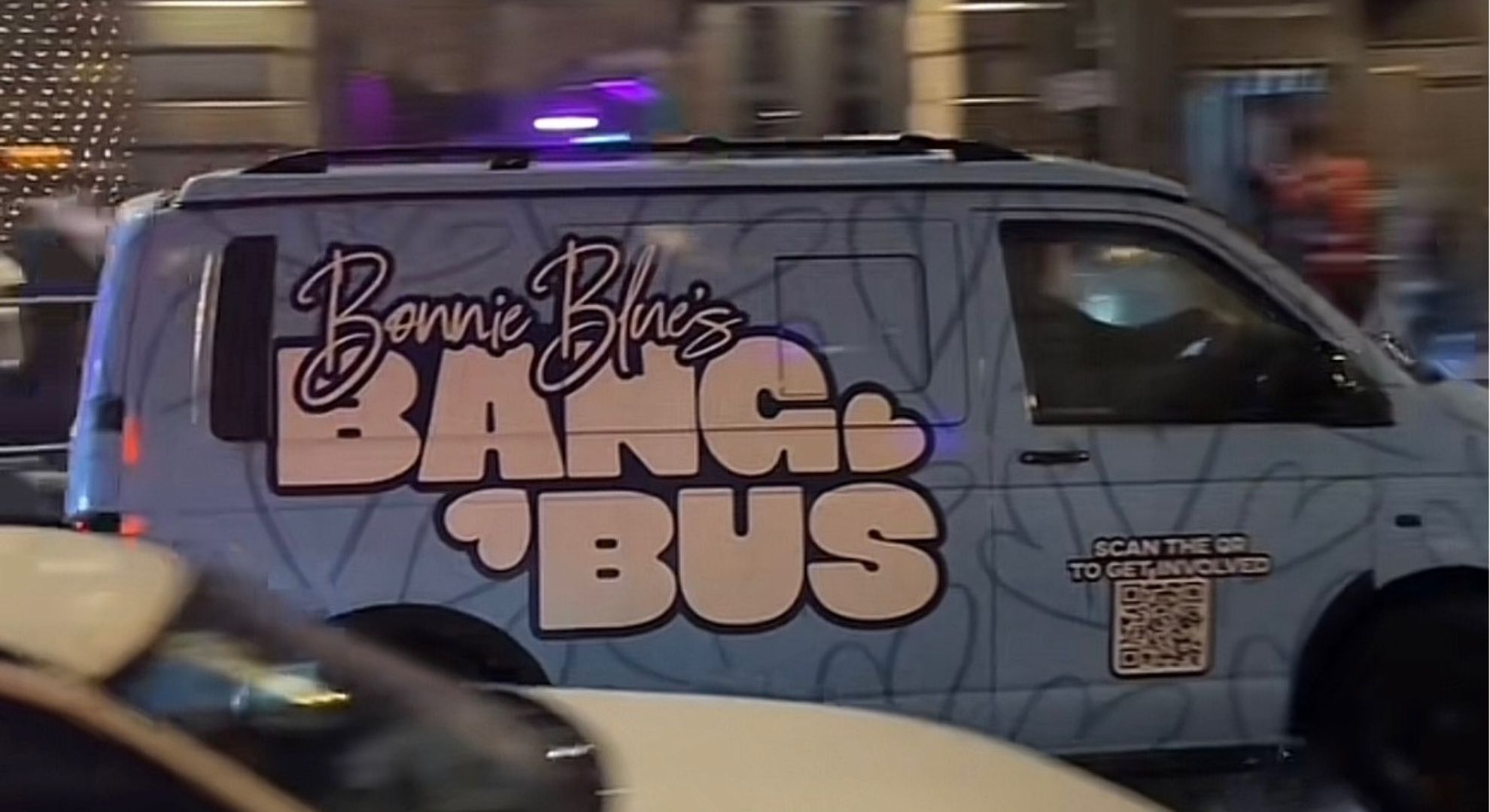 Bonnie Blue and her bang bus