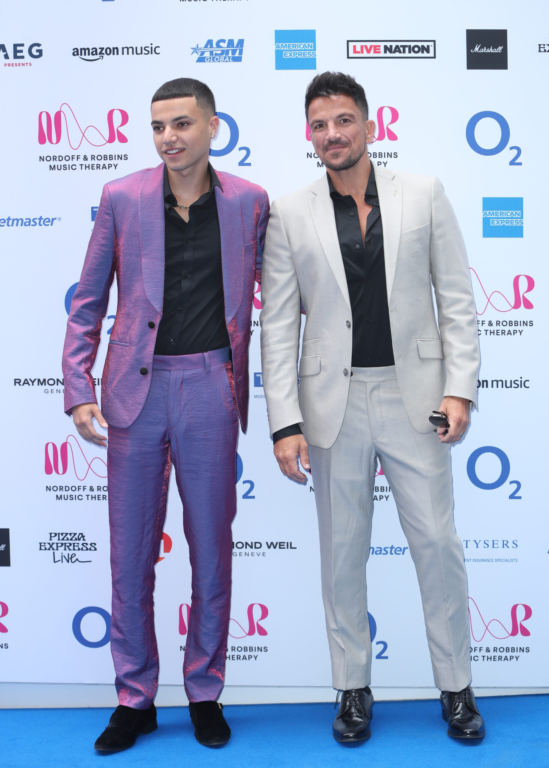 Junior Andre and Peter Andre