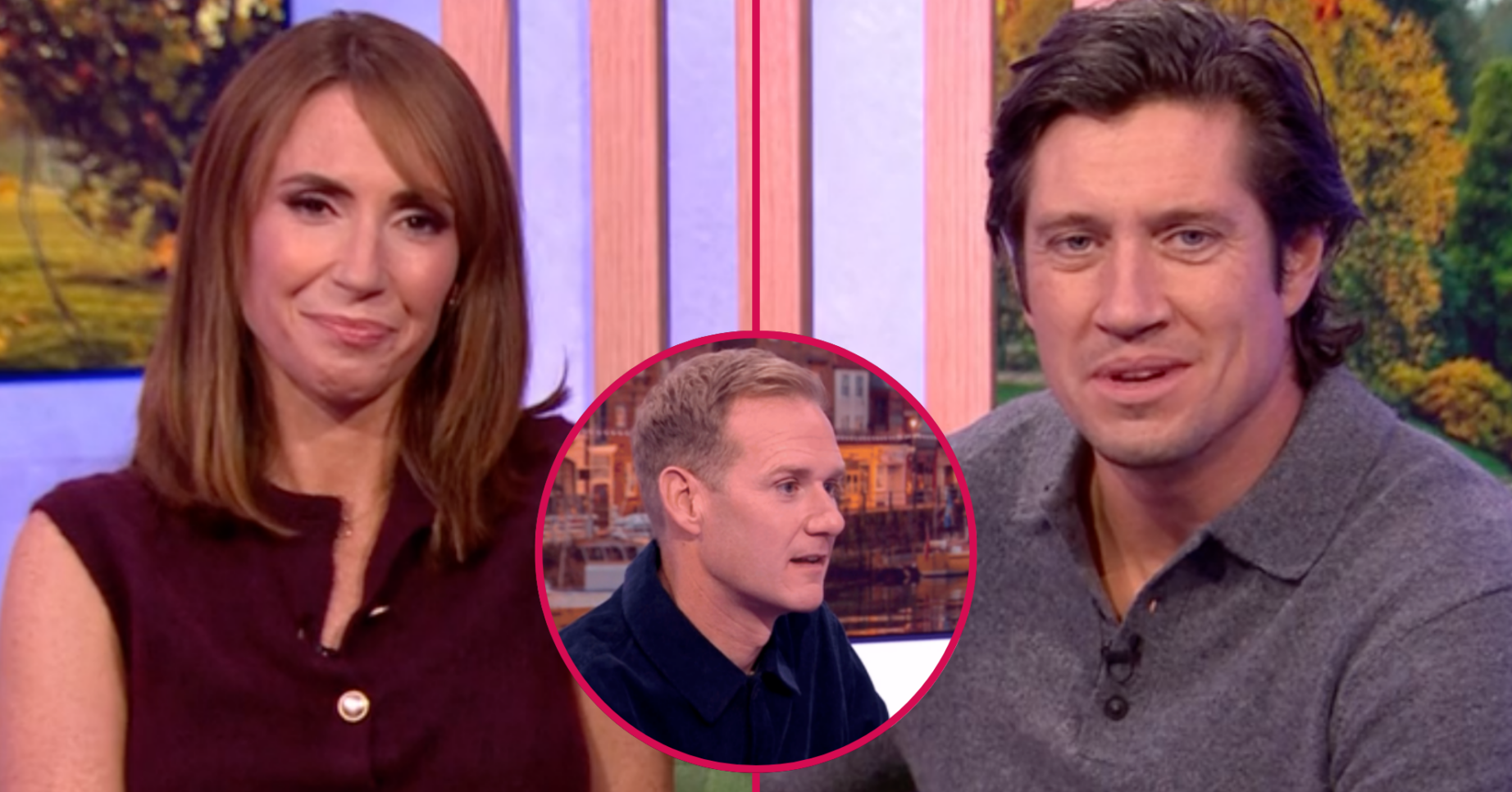 Vernon Kay and Alex Jones and Dan Walker on The One Show