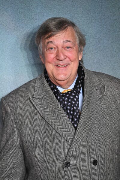 Stephen Fry on the red carpet