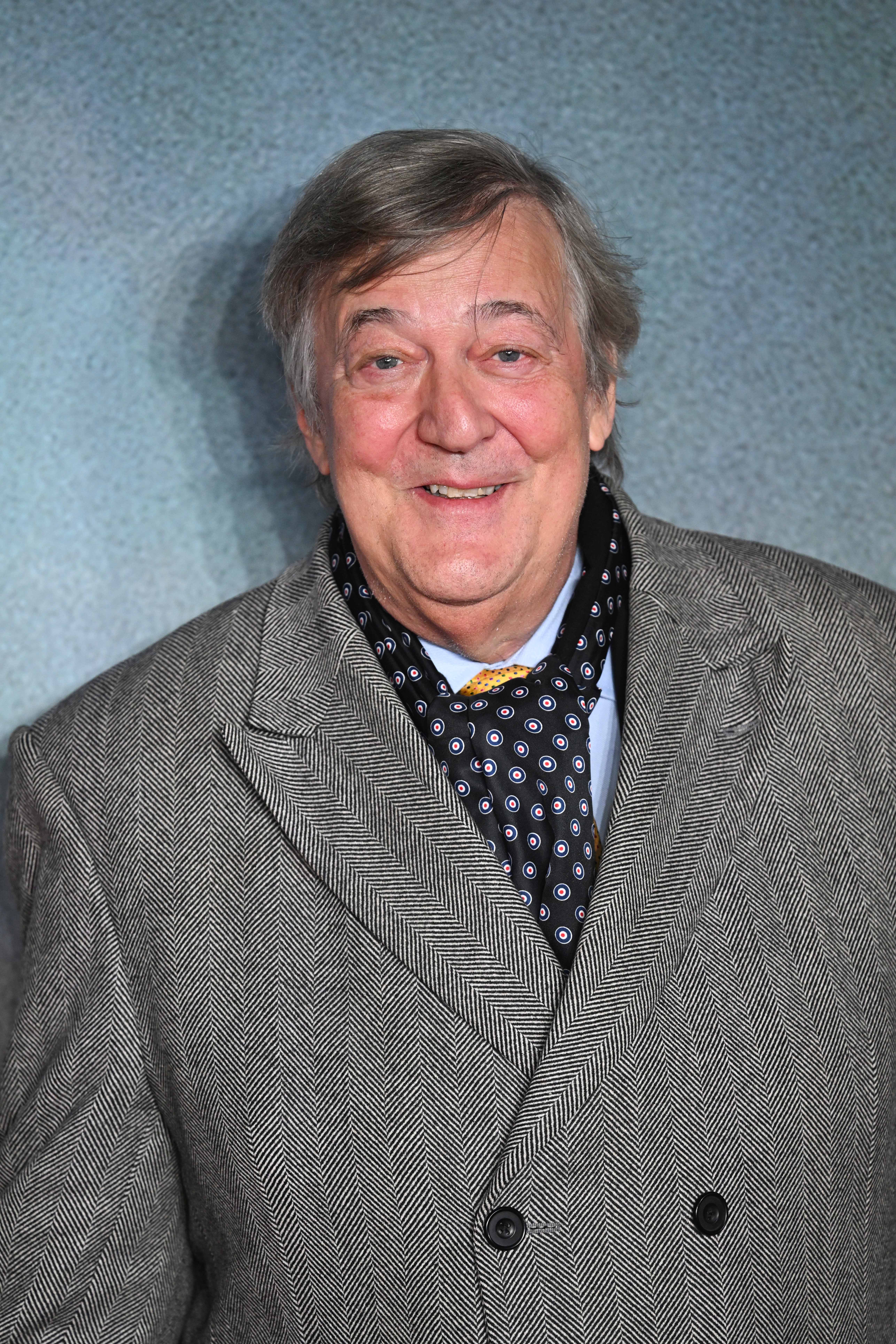 Stephen Fry on the red carpet 