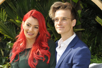 Dianne Buswell and Joe Sugg at event together