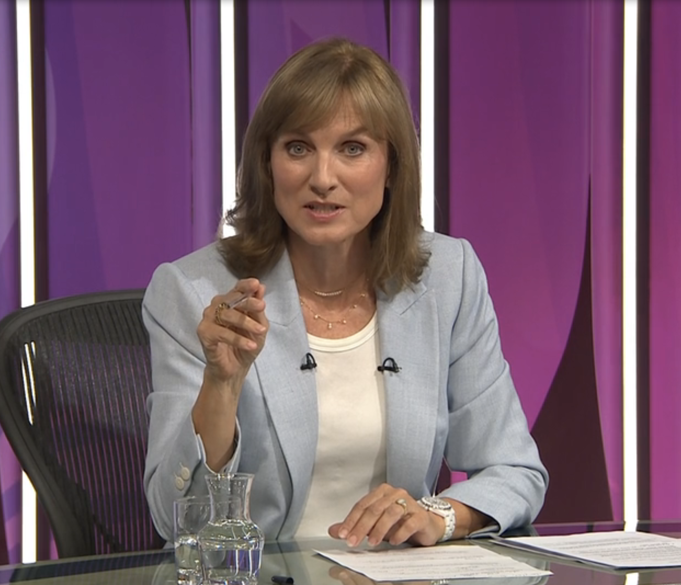 Fiona Bruce on Question Time