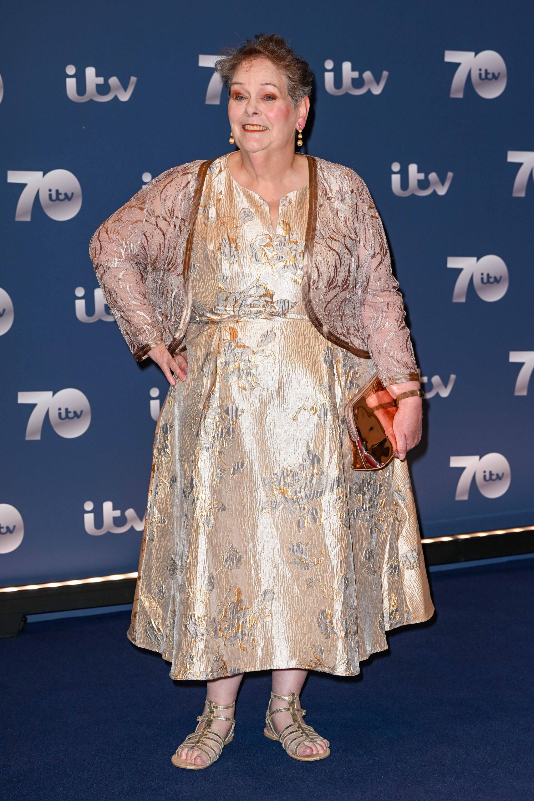 Anne Hegerty at ITV's 70th celebration
