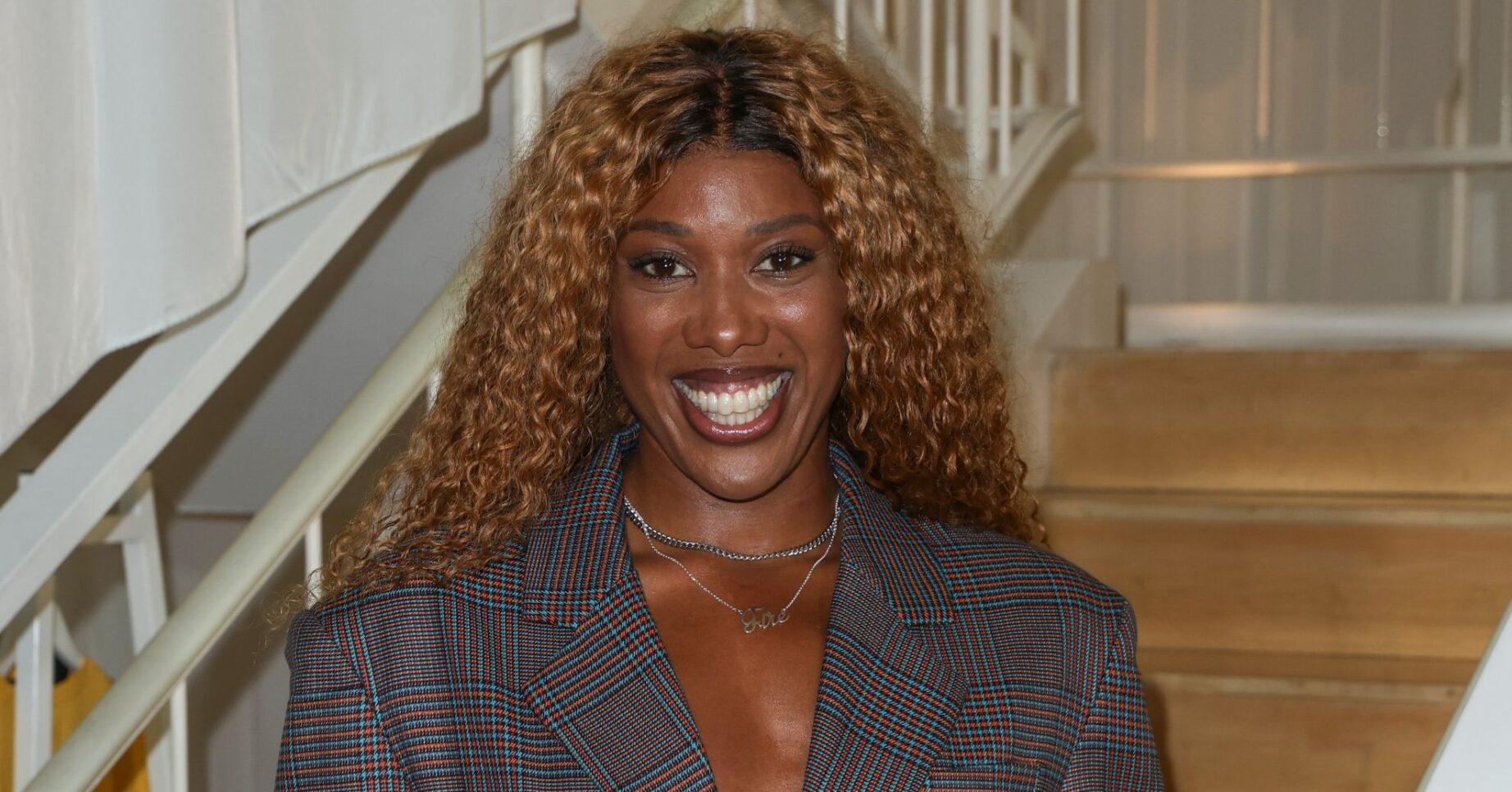 Montell Douglas at the Children In Need Fashion Show