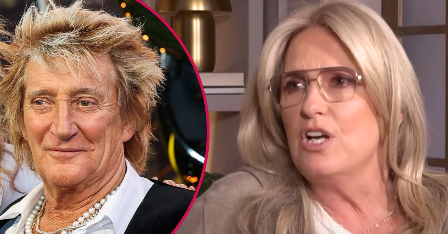 ED rod stewart and Penny lancaster