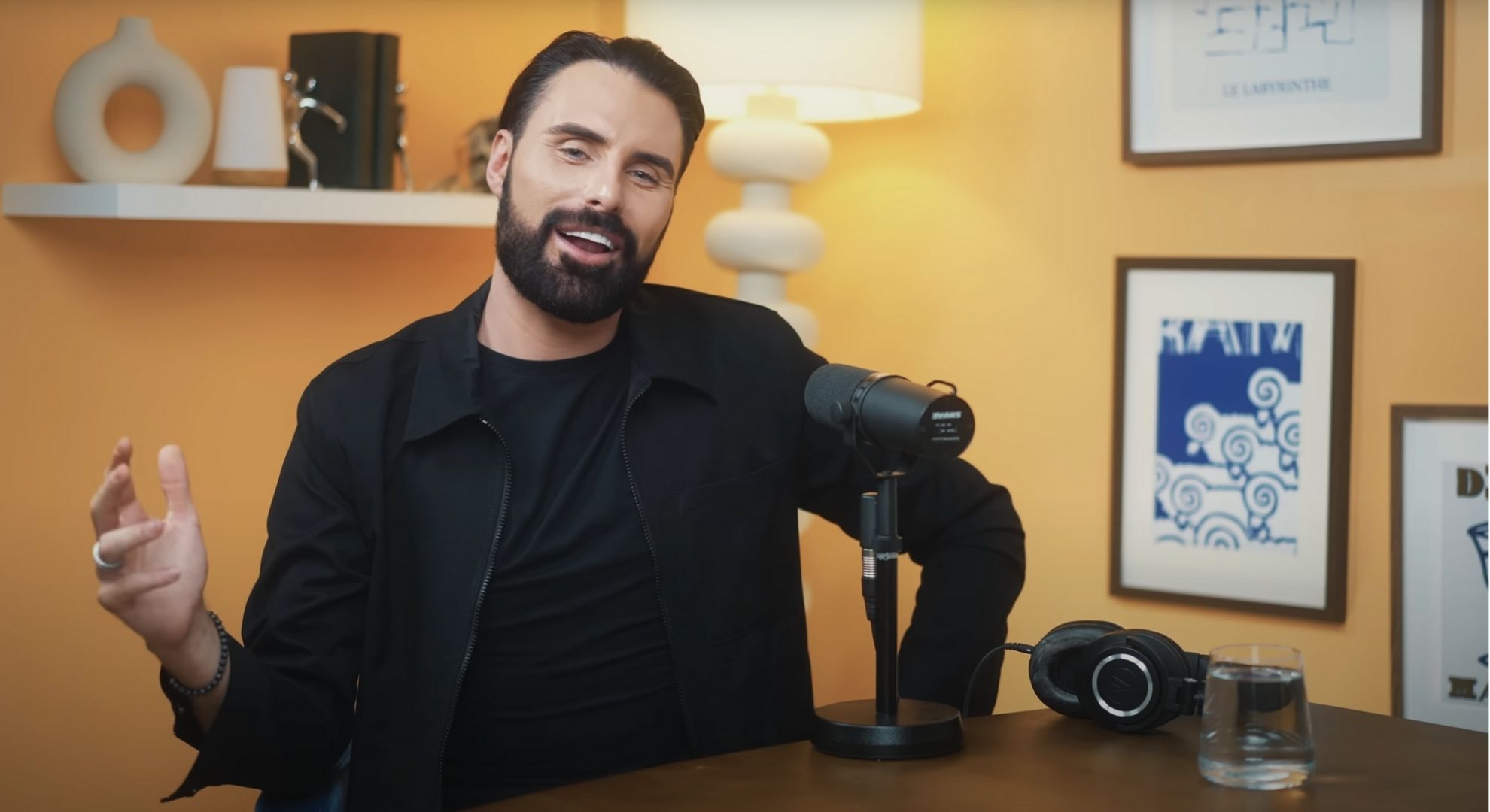 Rylan Clark on a podcast 