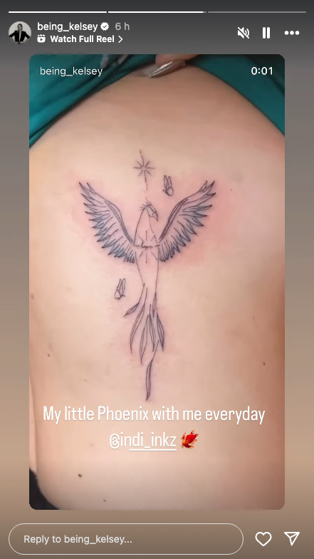 Kelsey Parker tattoo