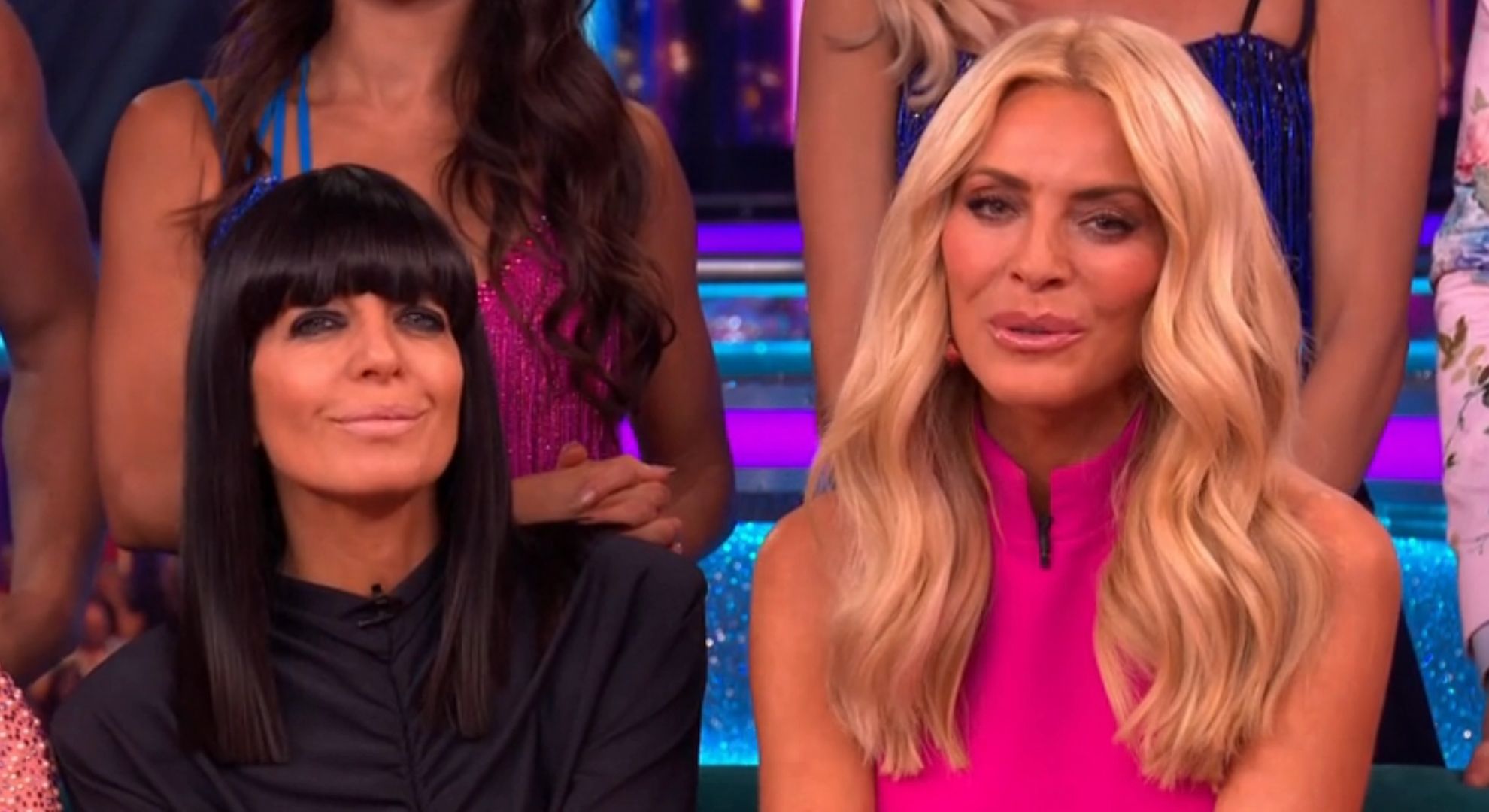 Claudia Winkleman and Tess Daly on Strictly