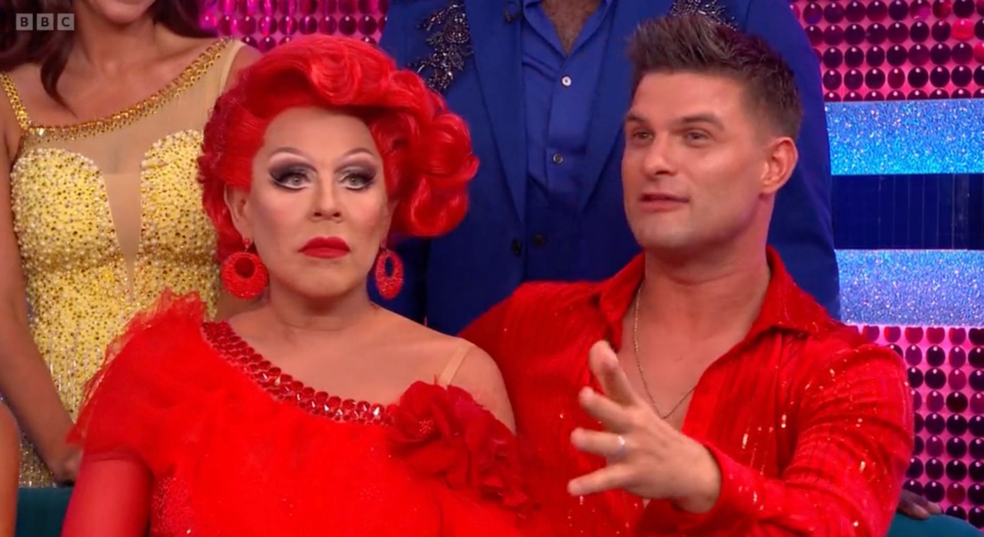 La Voix and Aljaz Skorjanec on Strictly