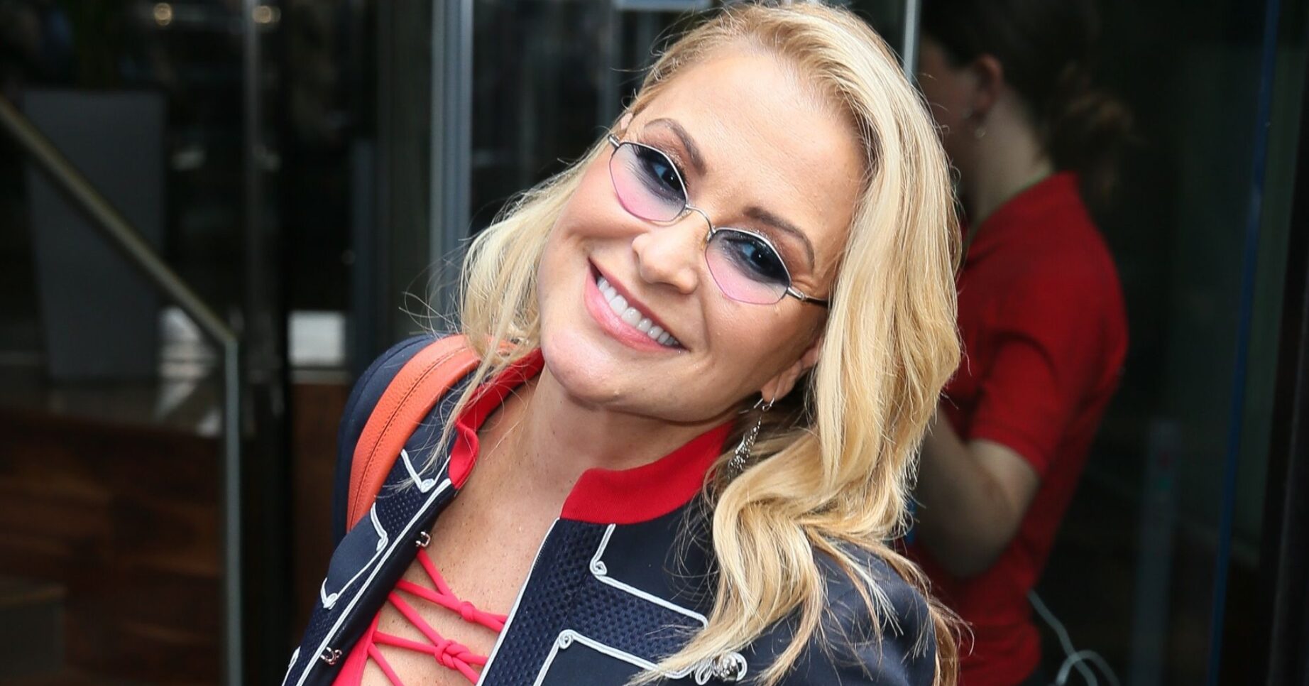 Anastacia smiling