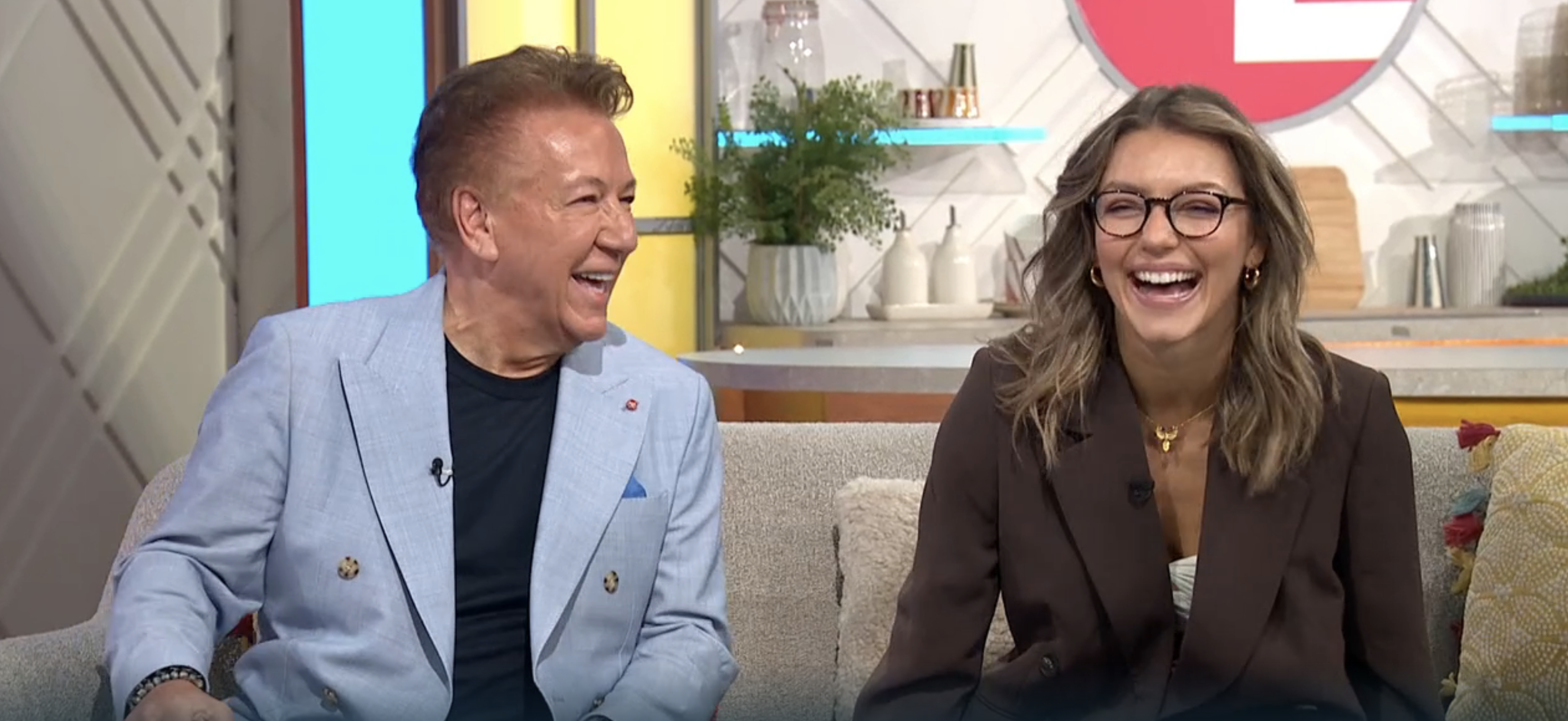 Ross and Jowita on Lorraine.