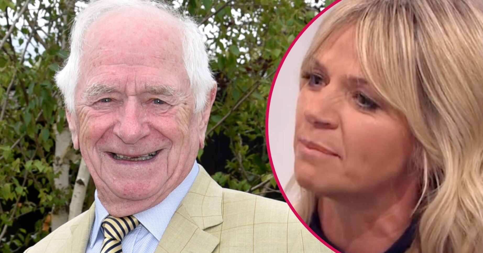 Zoe Ball and her father Johnny