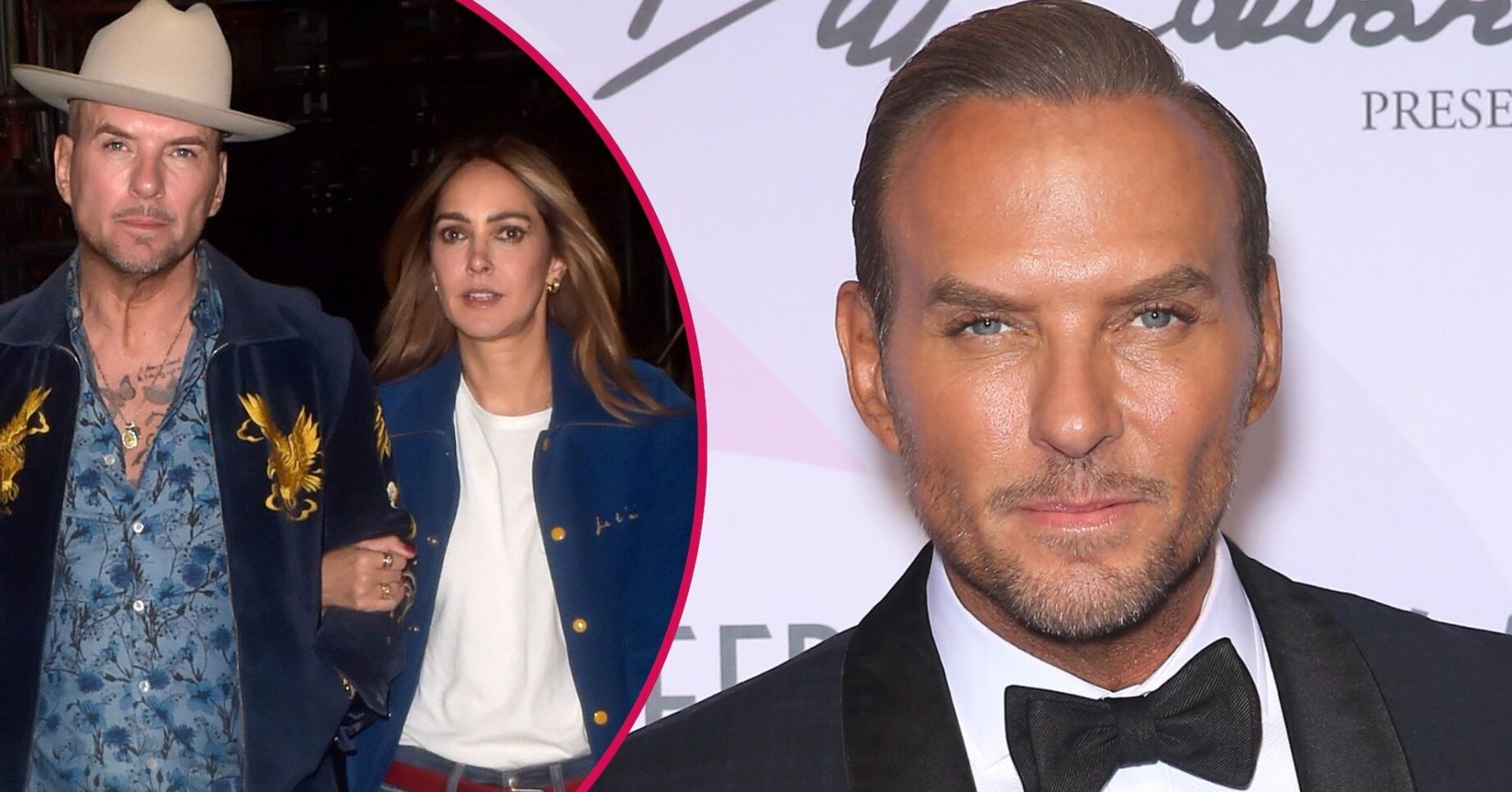 Matt Goss on the red carpet / Matt Goss and Chantel Brown walking