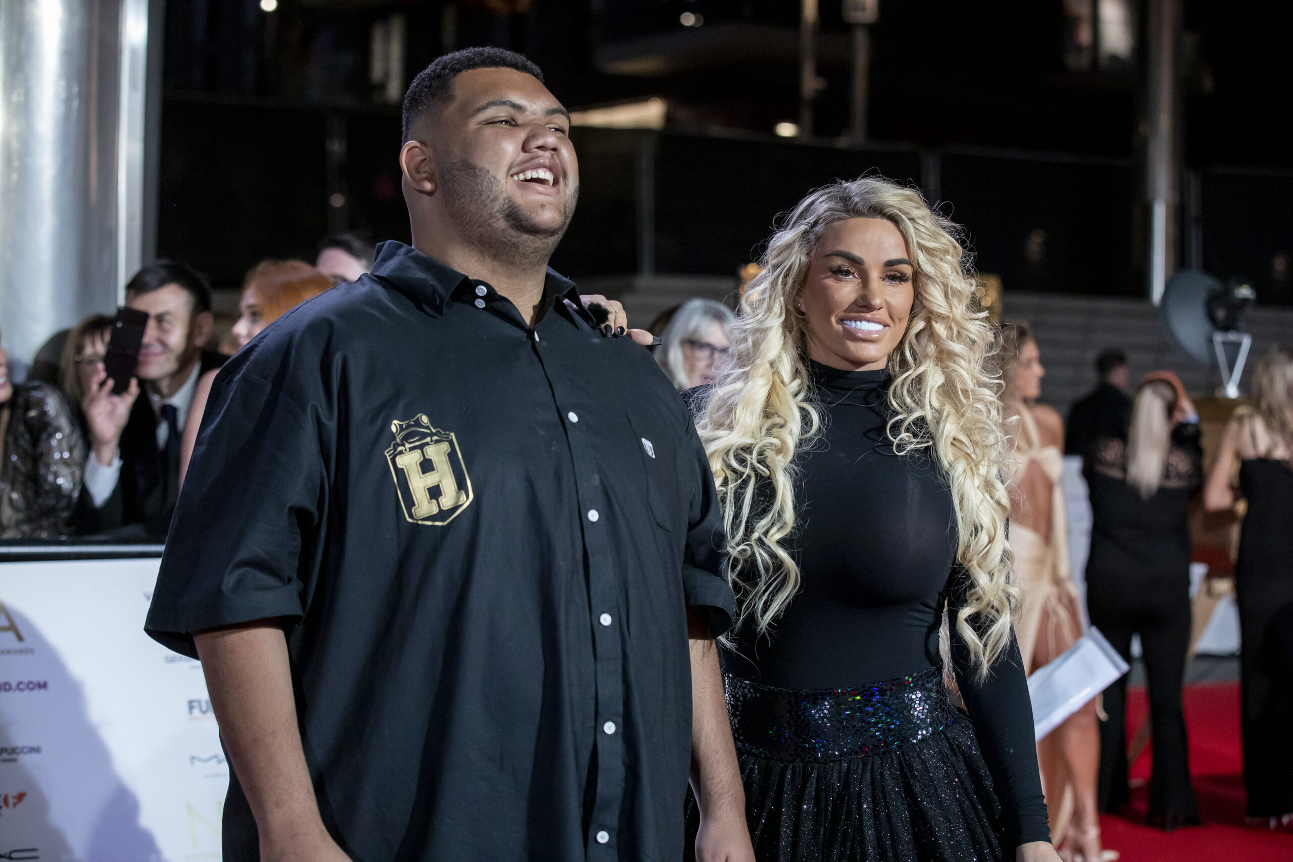 Harvey and Katie smiling