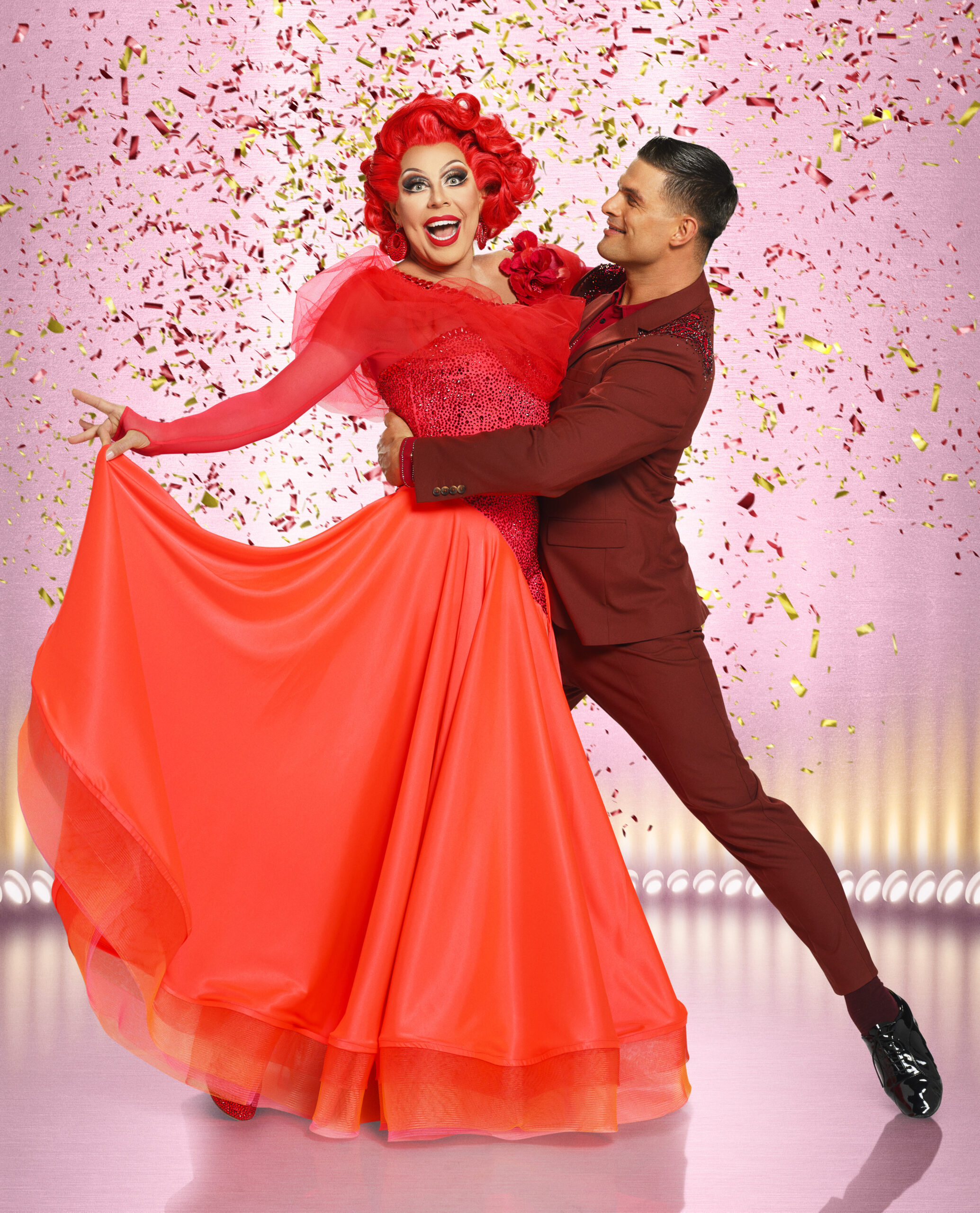 La Voix and Aljaz Skorjanec Strictly press photo