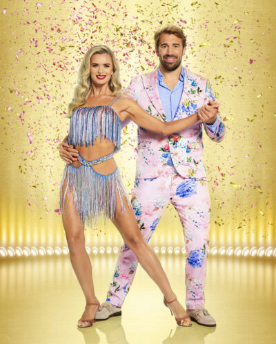 Chris Robshaw and Nadiya Bychkova Strictly press photo