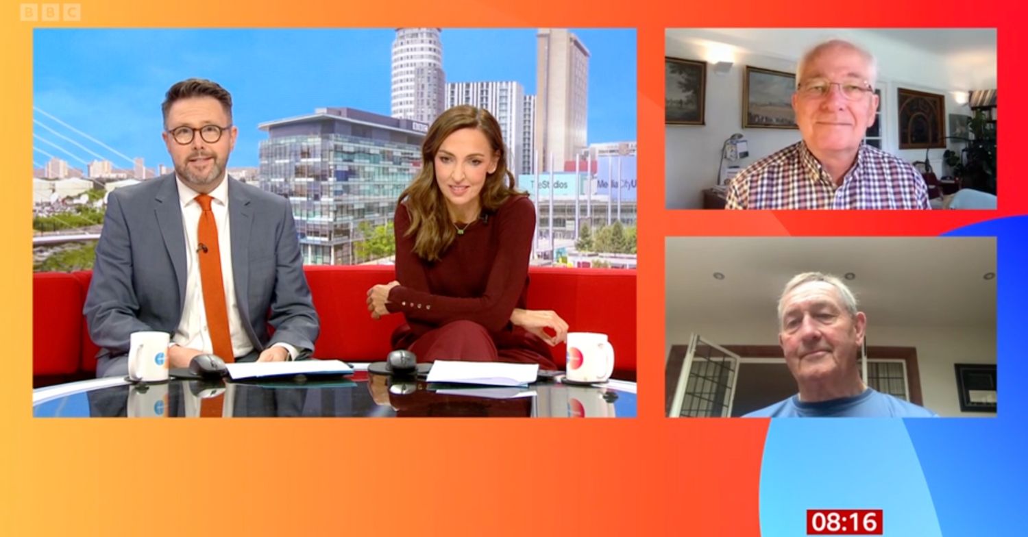 Sally Nugent and Jon Kay