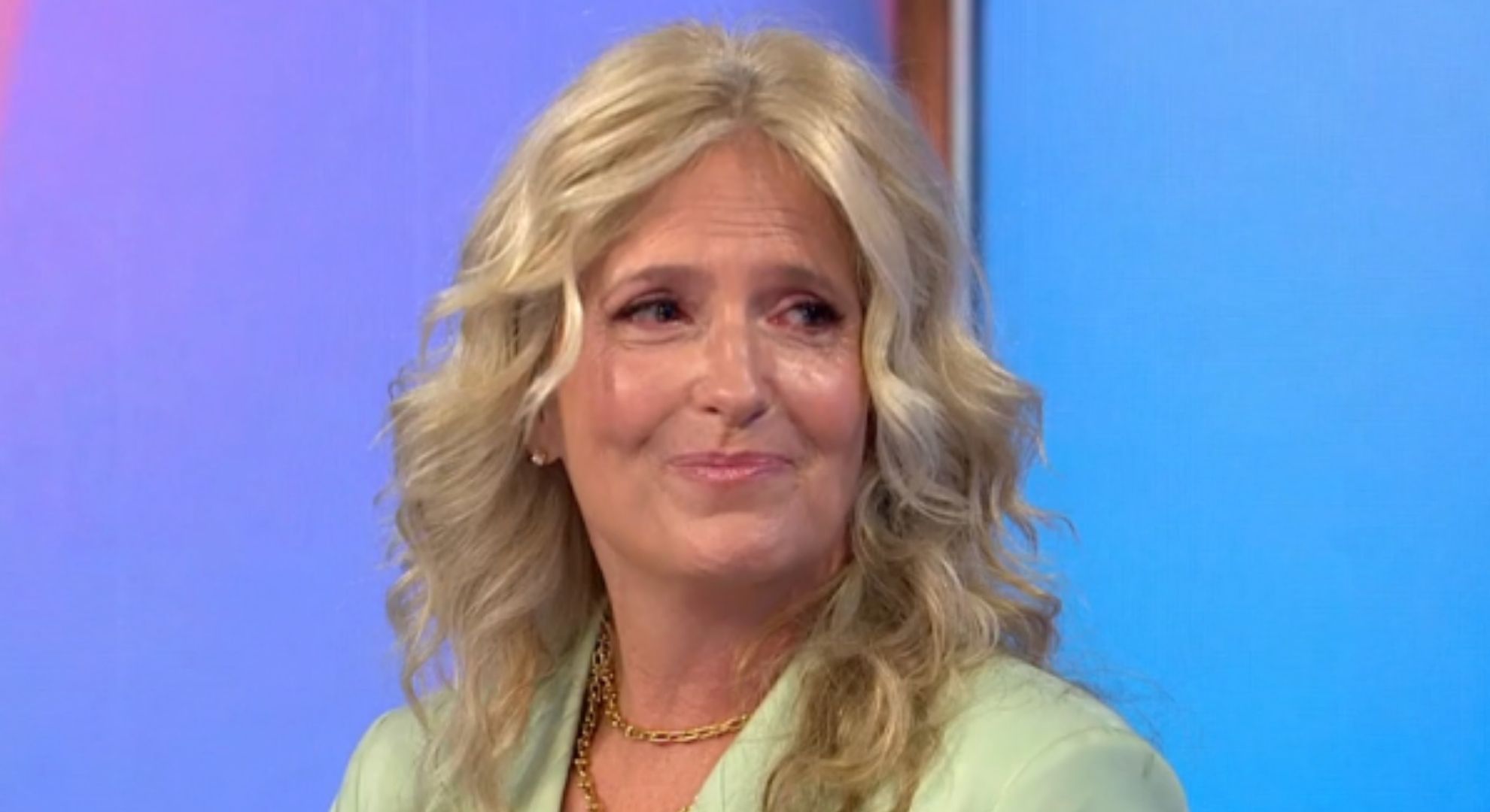 Emotional Penny Lancaster fights back tears as she makes confession about sons