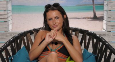 Amber Davies on Love Island