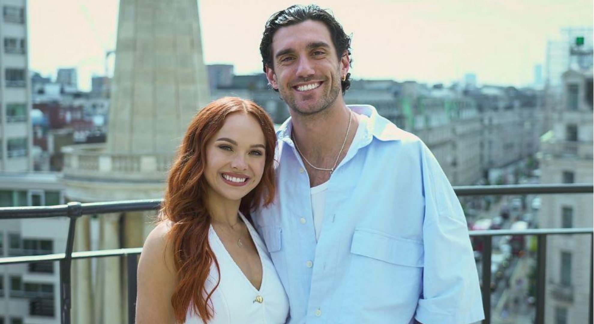 Alexis Warr and Julian Caillon smiling