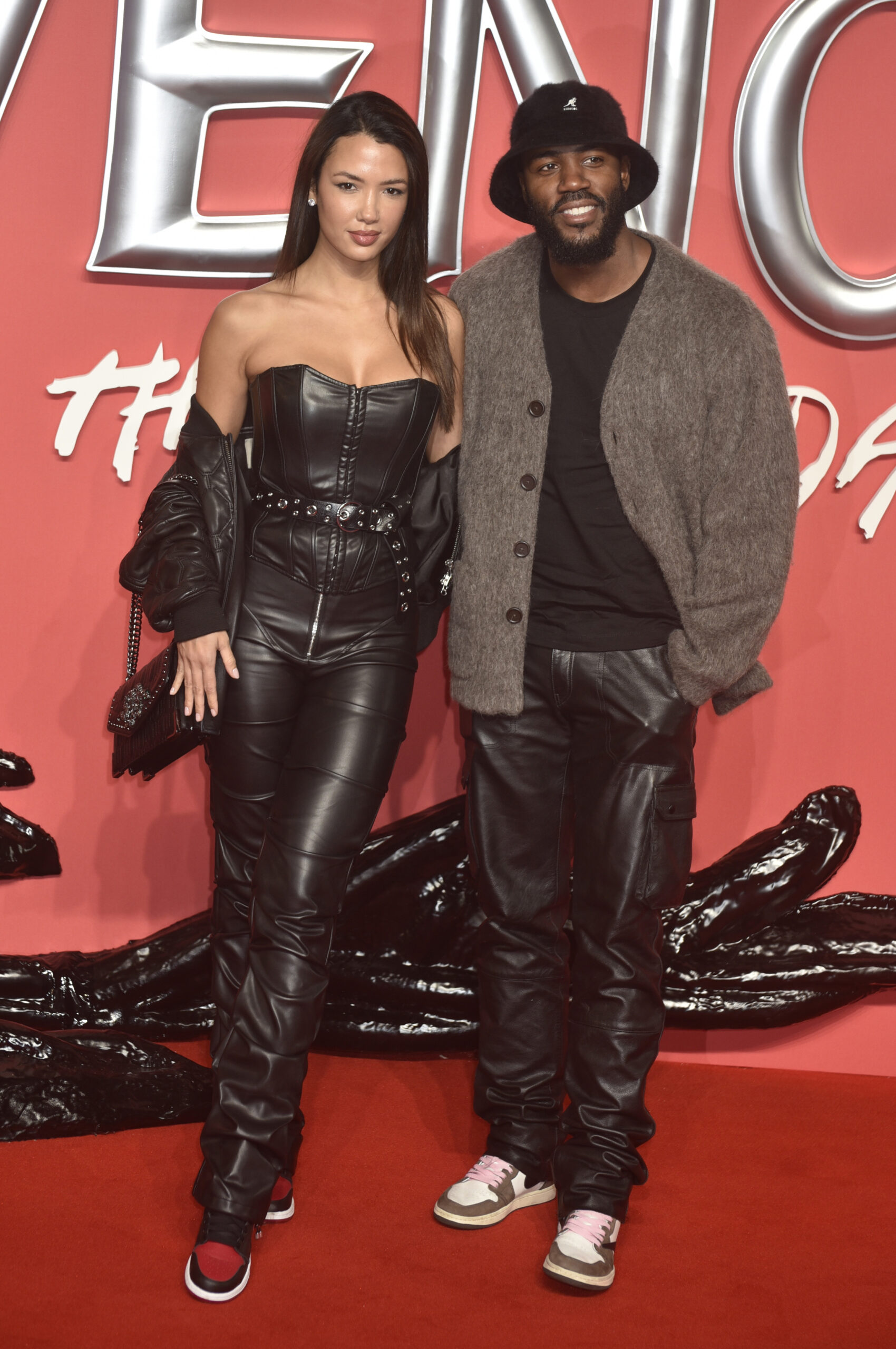 Mo Gilligan and Taia Tulher on the red carpet