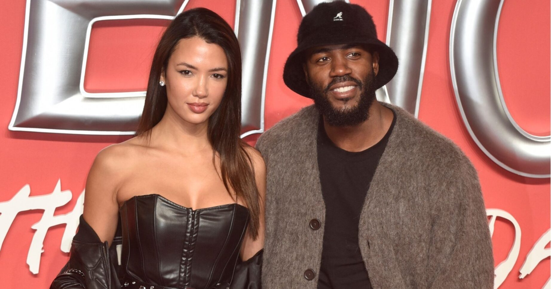 Mo Gilligan and Taia Tulher on the red carpet