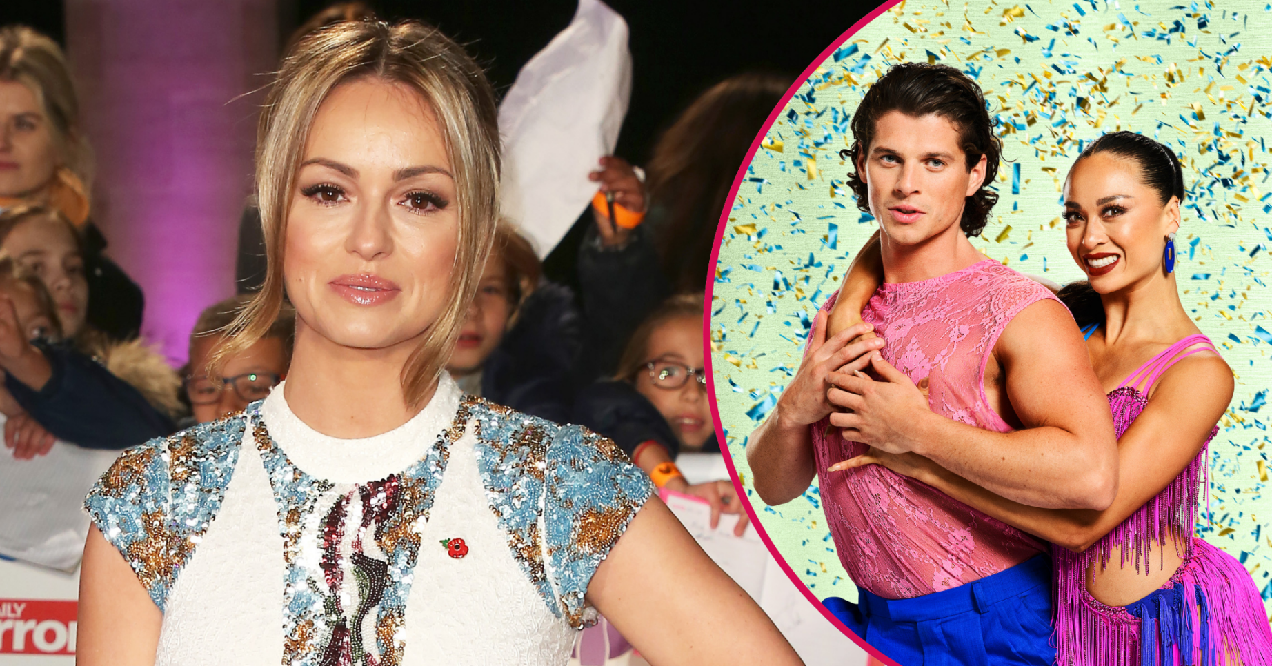 Ola Jordan and Lewis and Katya inset