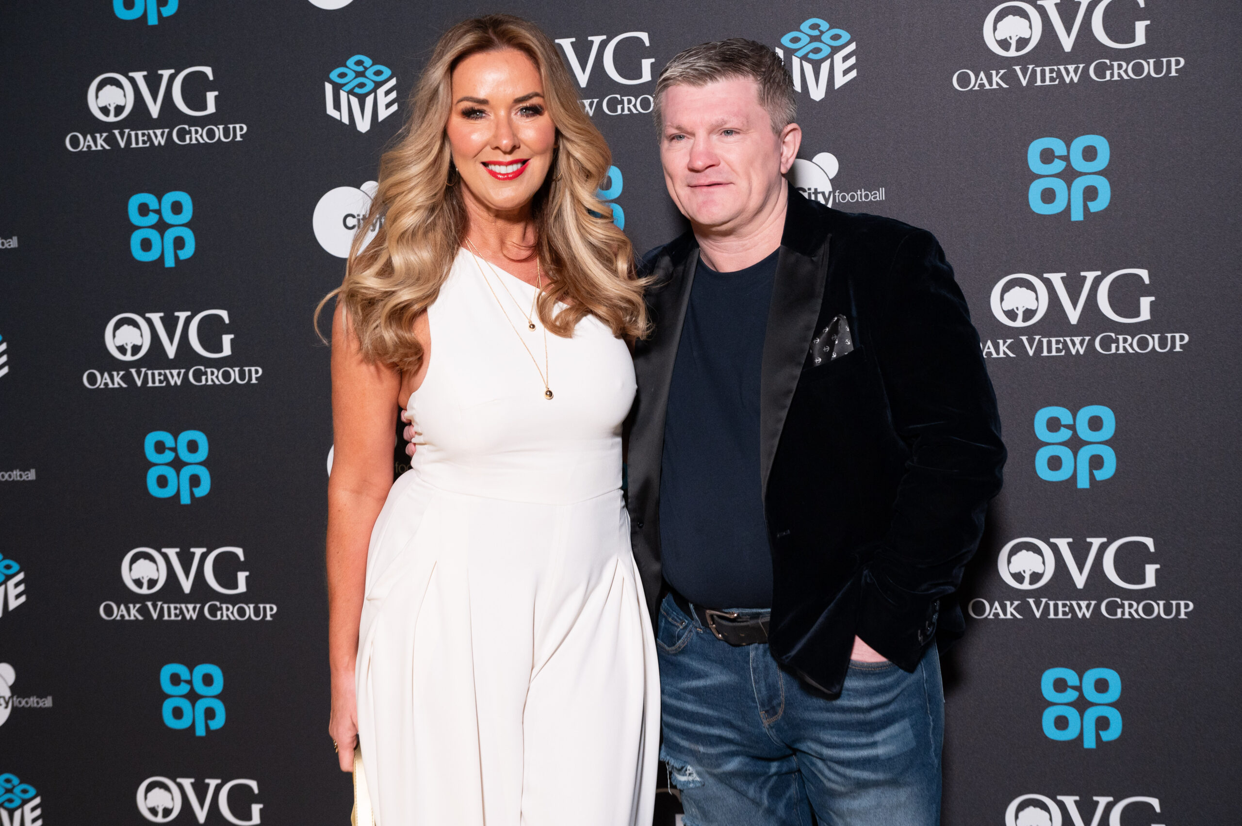 Claire Sweeney and Ricky Hatton
