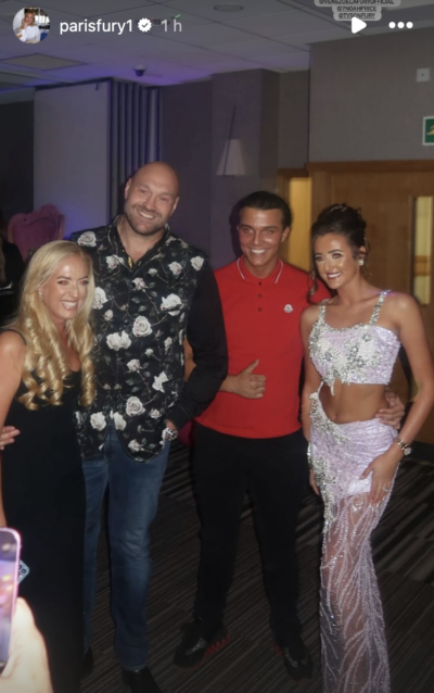 Paris Fury, Tyson Fury, Noah, and Venezuela