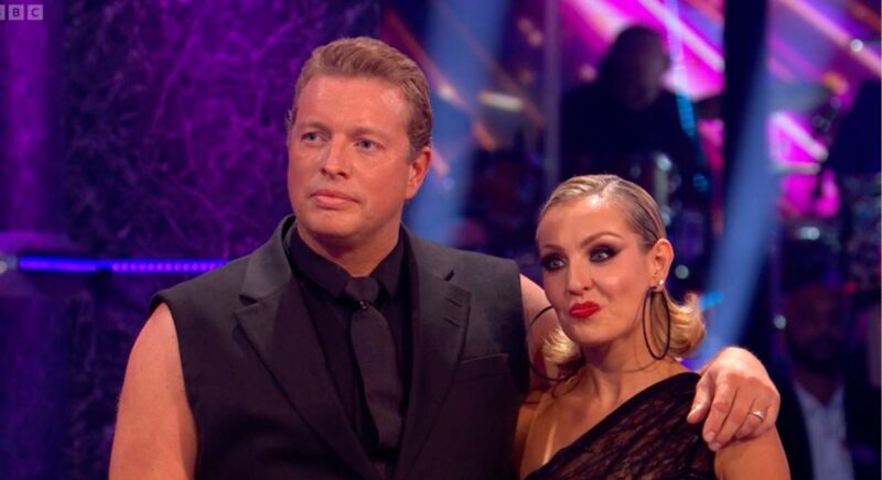 Thomas Skinner and Amy Dowden on Strictly