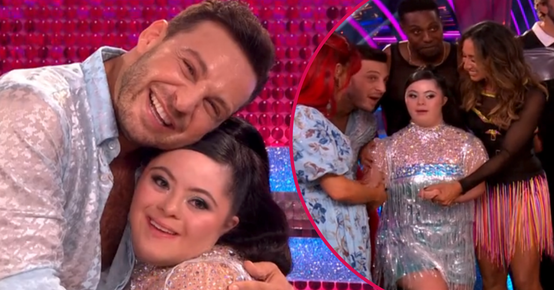 Vito Coppola with Ellie Goldstein on Strictly