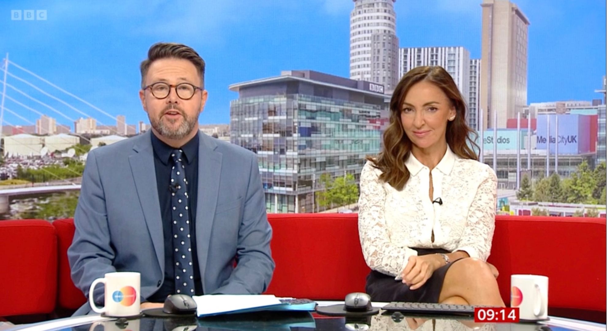 Jon Kay and Sally Nugent on BBC Breakfast