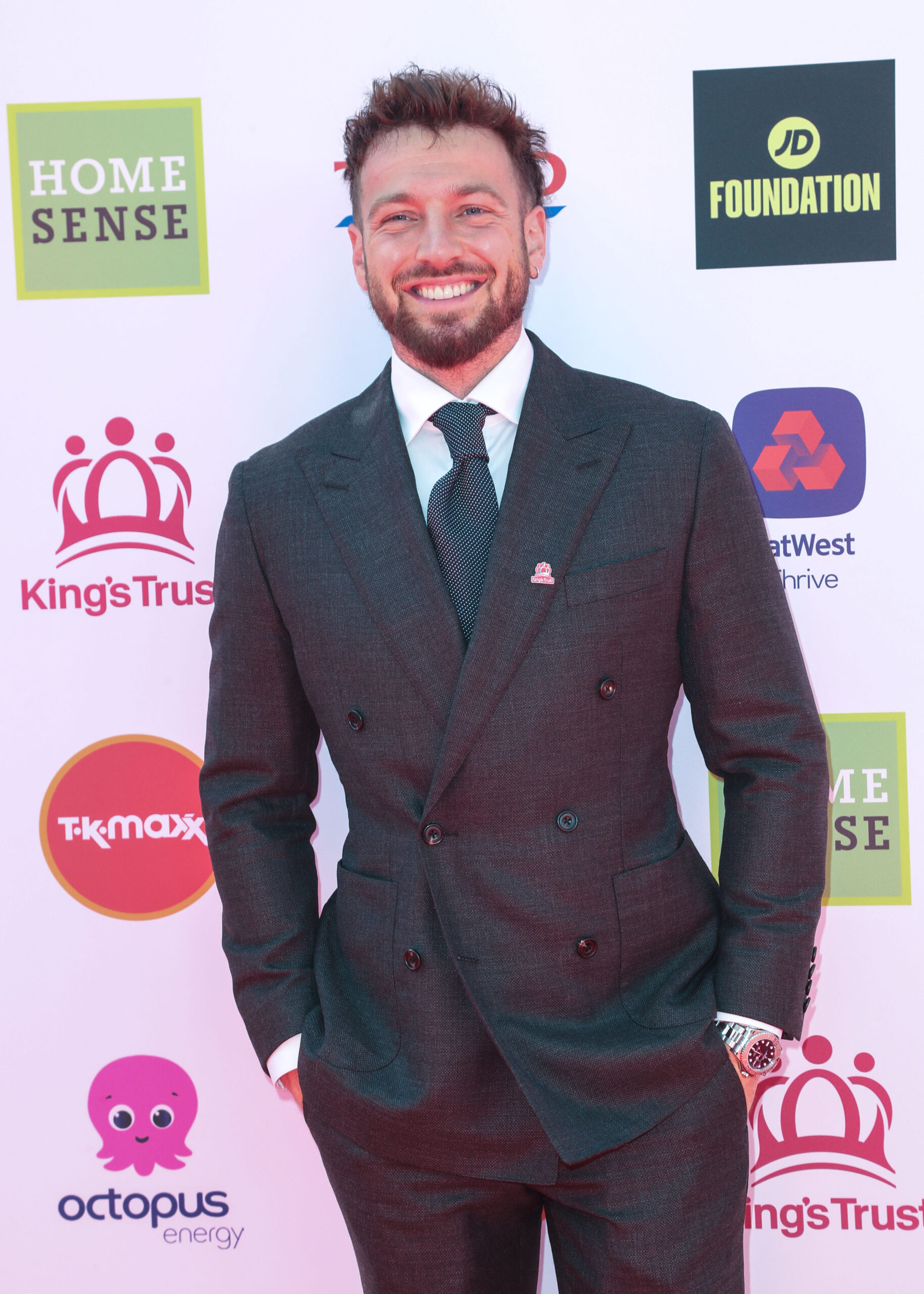 Sam Thompson at The King's Trust And TKMaxx & Homesense Awards 2025