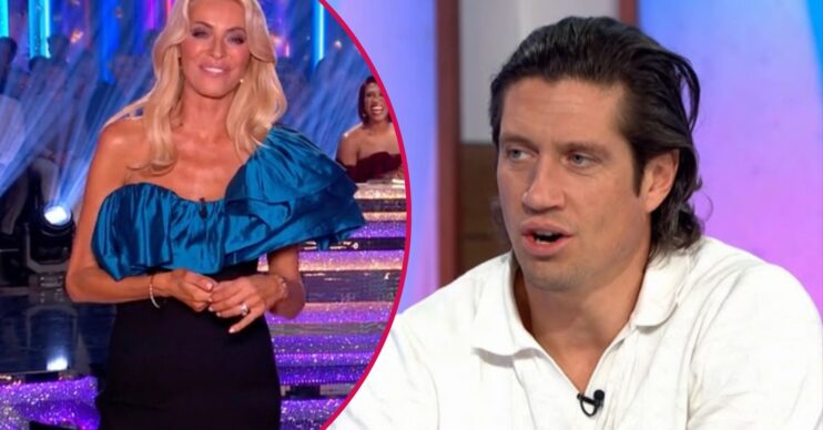 Tess Daly hosting Strictly / Vernon Kay on Loose Women