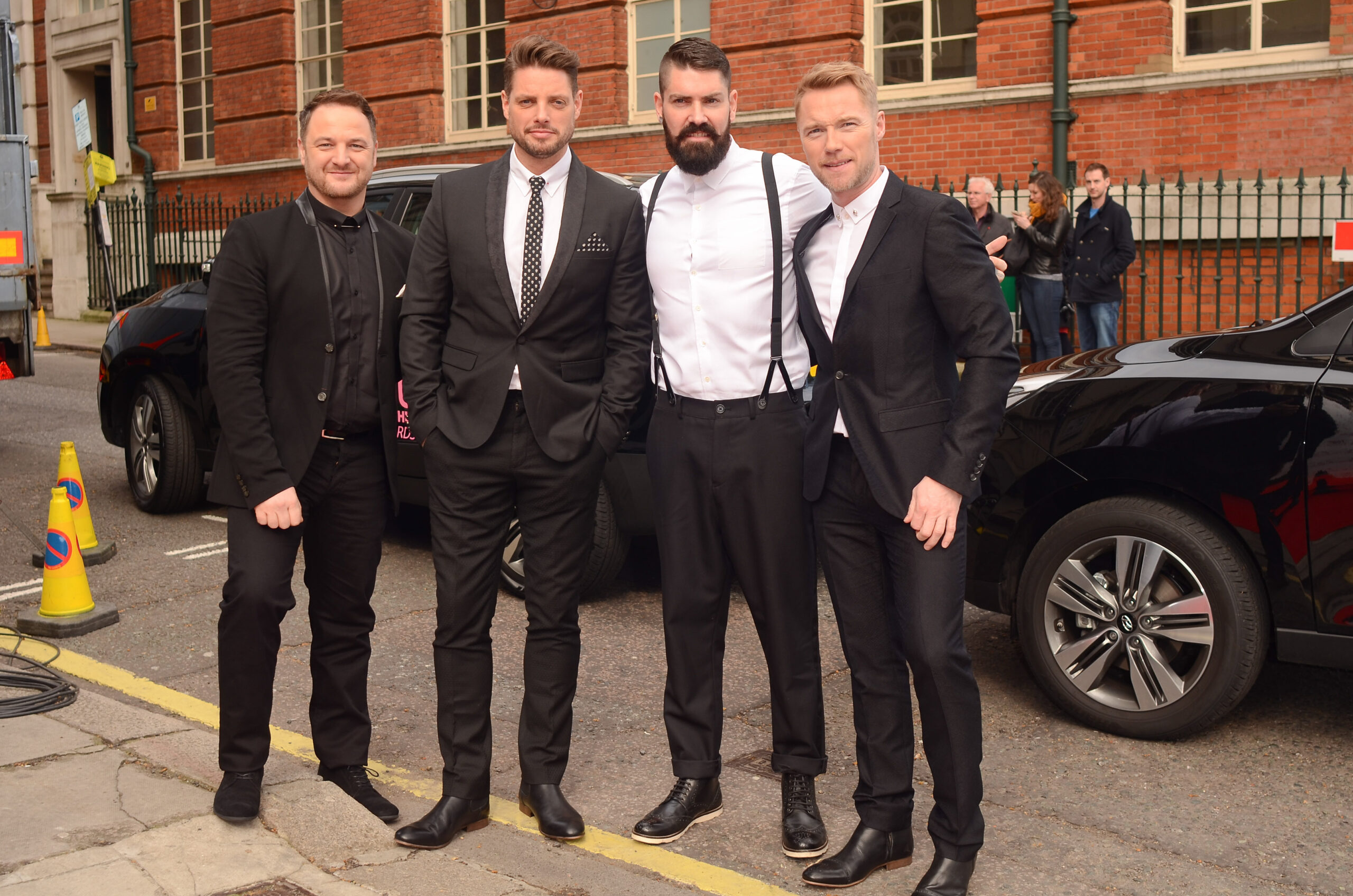 Boyzone in a group photo