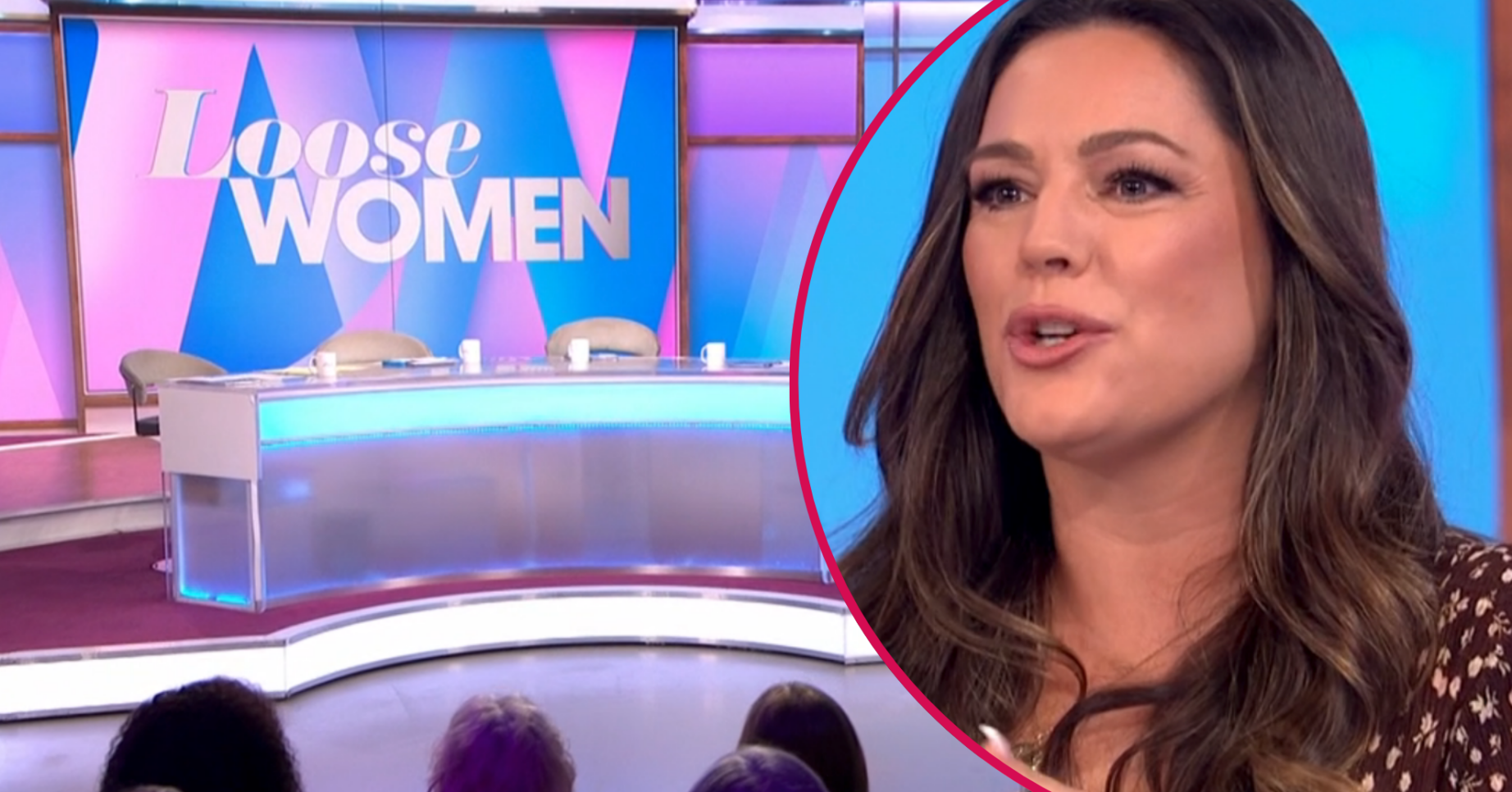 Kelly Brook and the Loose Women panel