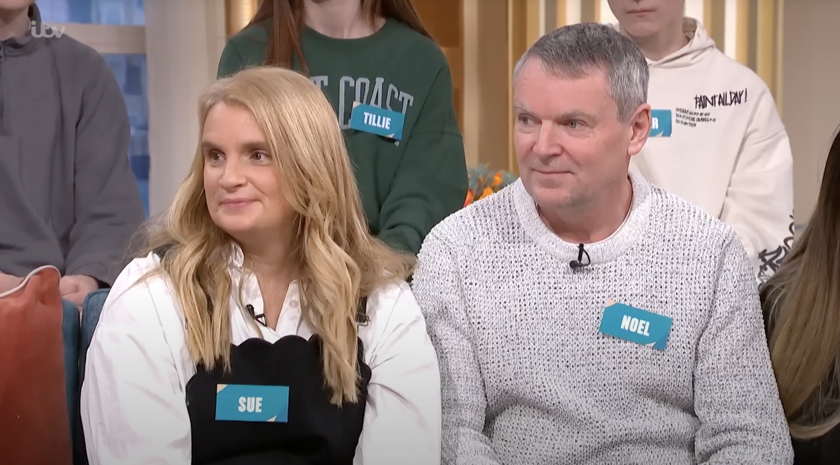 Sue Radford and Noel Radford on This Morning